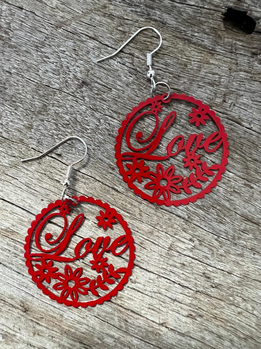 Simply Love Red Filigree
