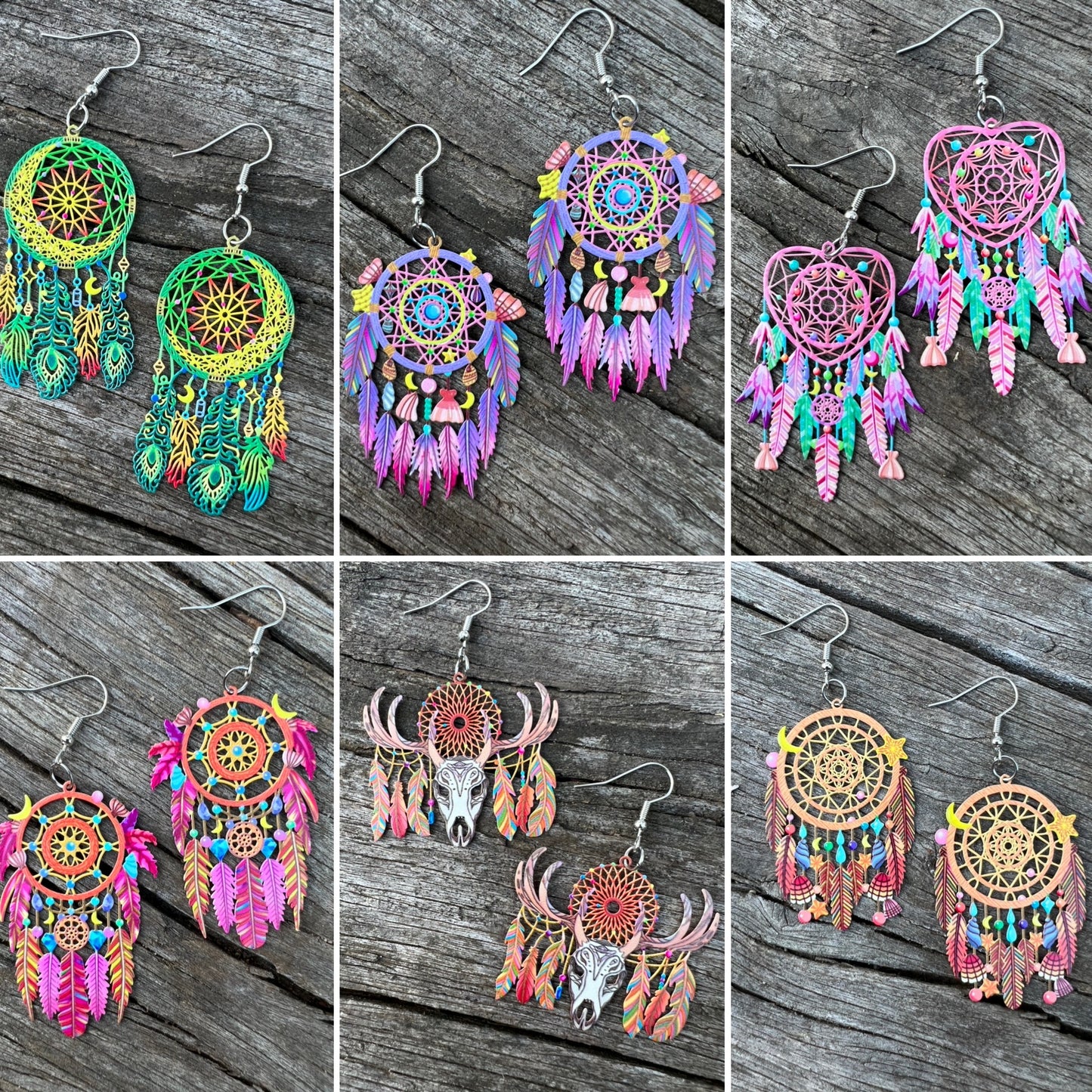 Wildflower Dreamcatcher Dreams Earrings