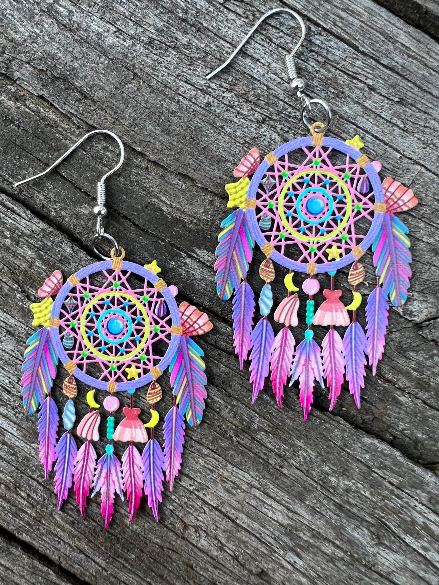 Wildflower Dreamcatcher Dreams Earrings