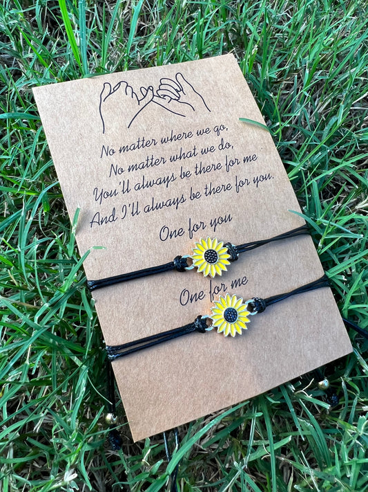 Beautiful Sunflower Friendship Bracelets
