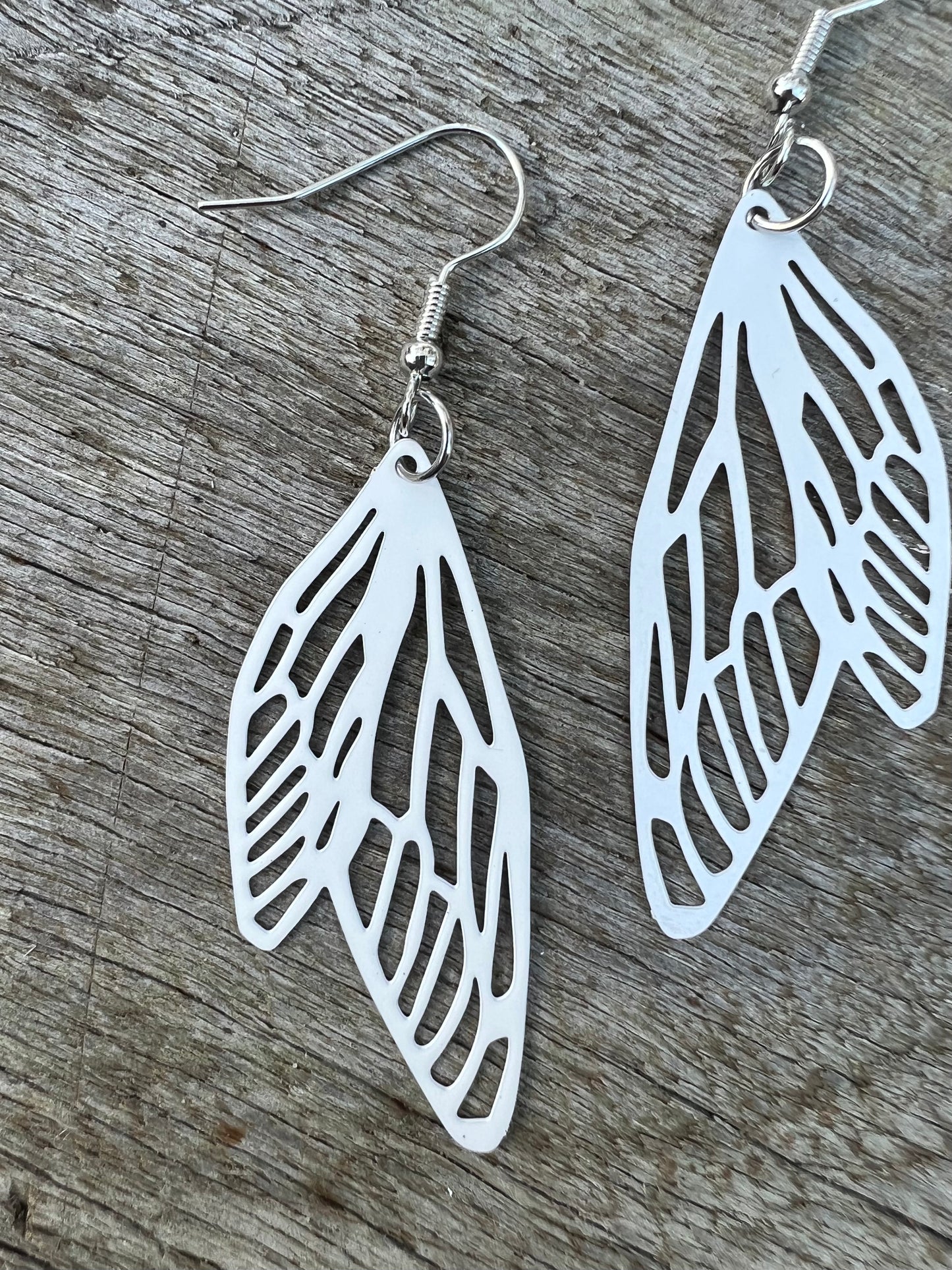 White Adelina Fairy/Angel Wing Filigree