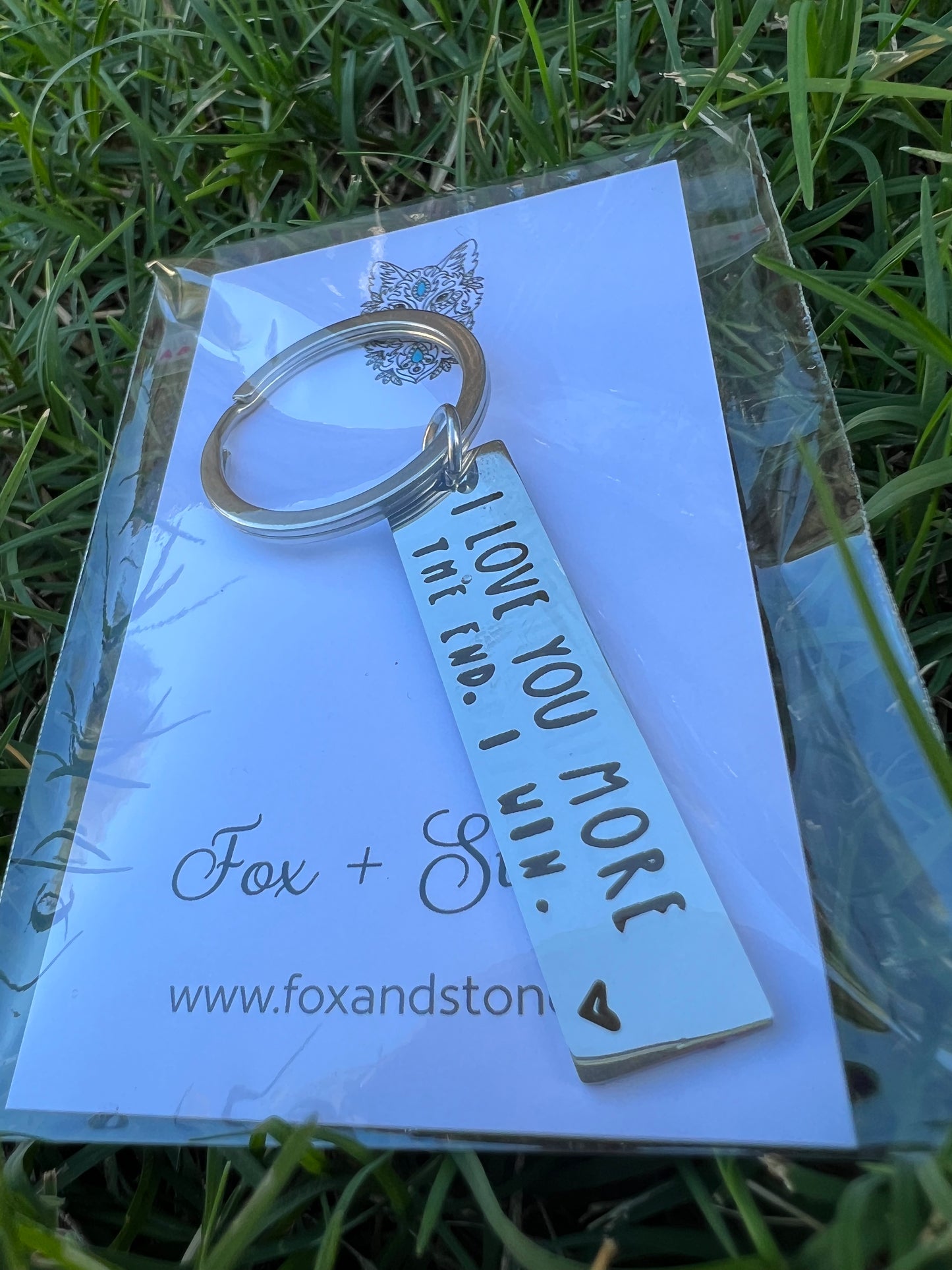 Love You More Keyring