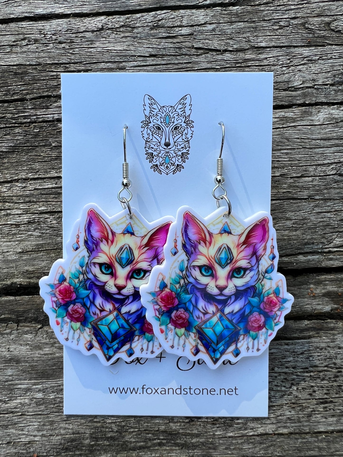 Mystic Vibes Cat Earrings