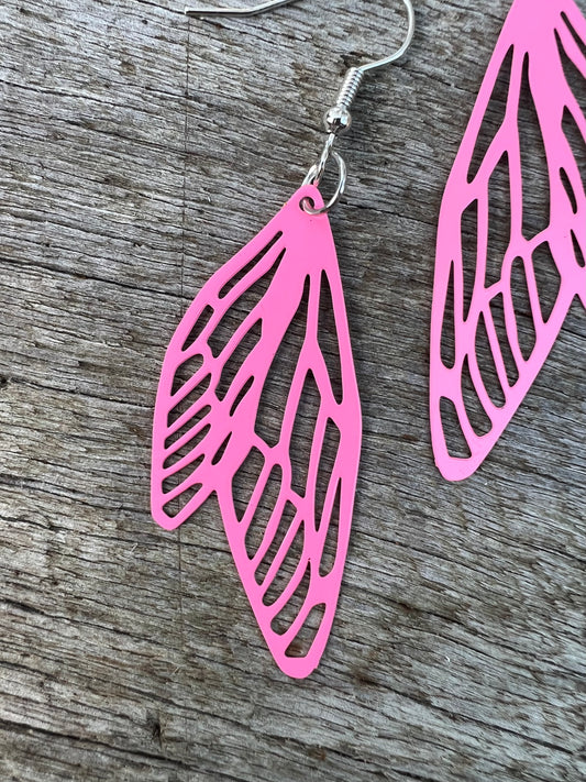 Pink Adelina Fairy/Angel Wing Filigree