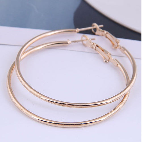 Large Gold Hoops