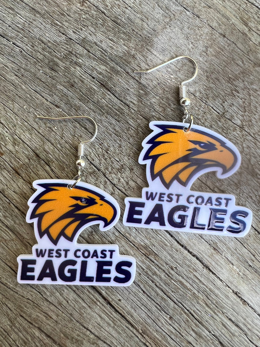 West Coast Eagles Earrings