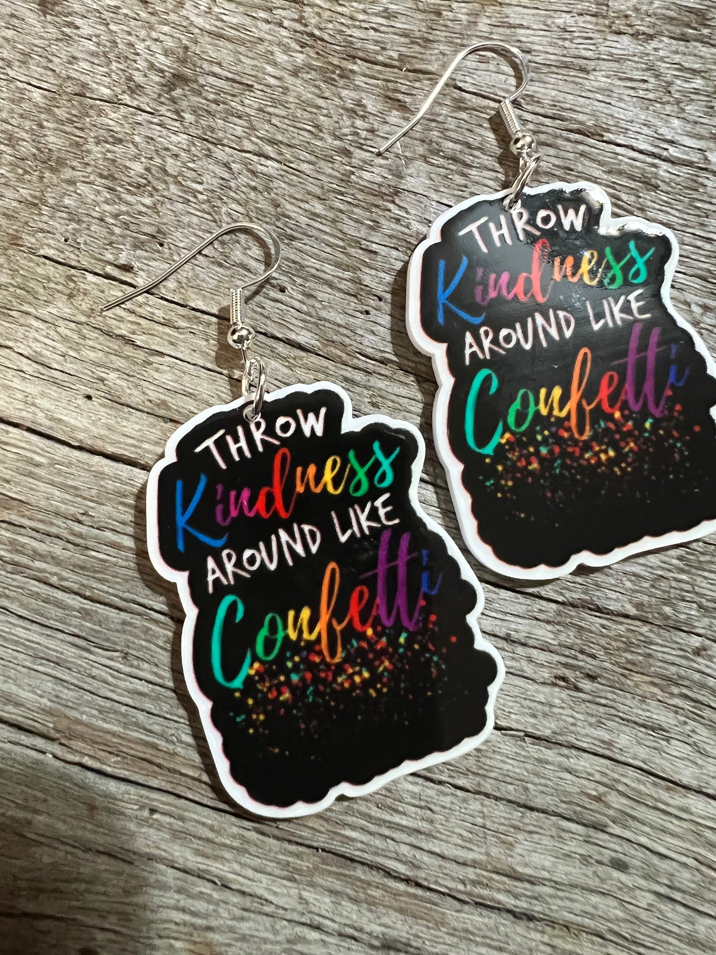 Kindness and Confetti Colour Earrings
