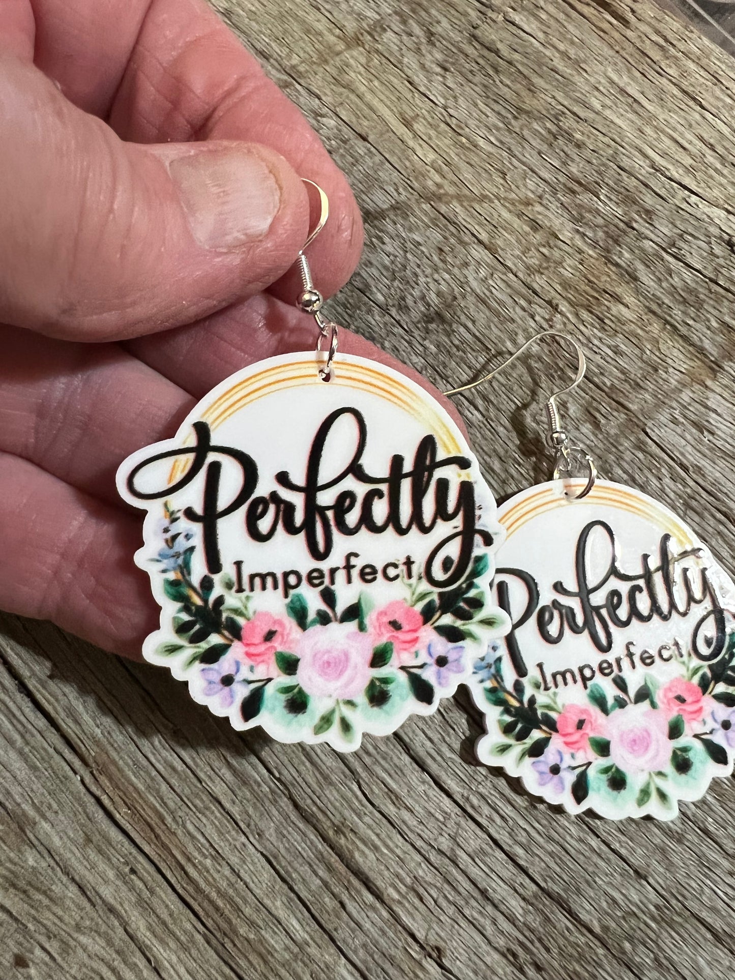 Perfectly Imperfect Resin Earrings