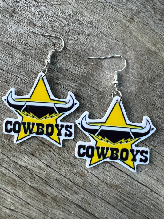 North Queensland Cowboys Earrings