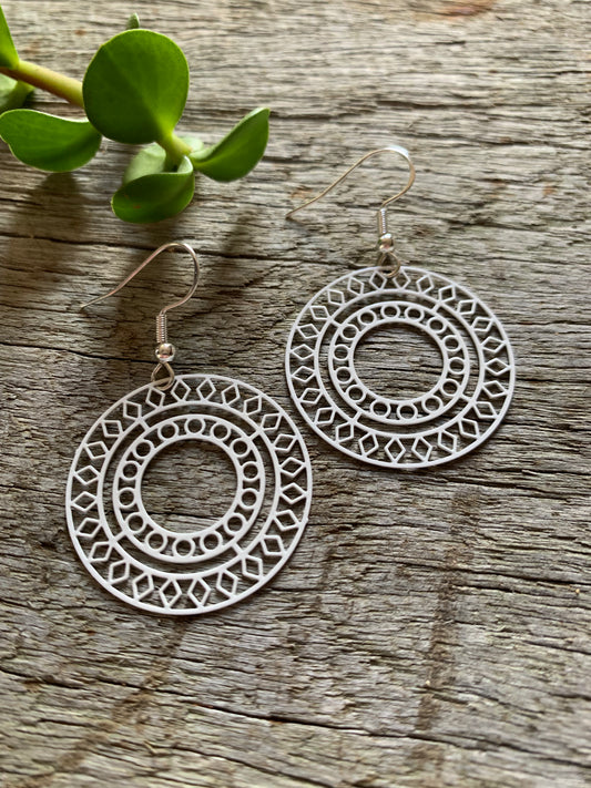 White Demi Filigree