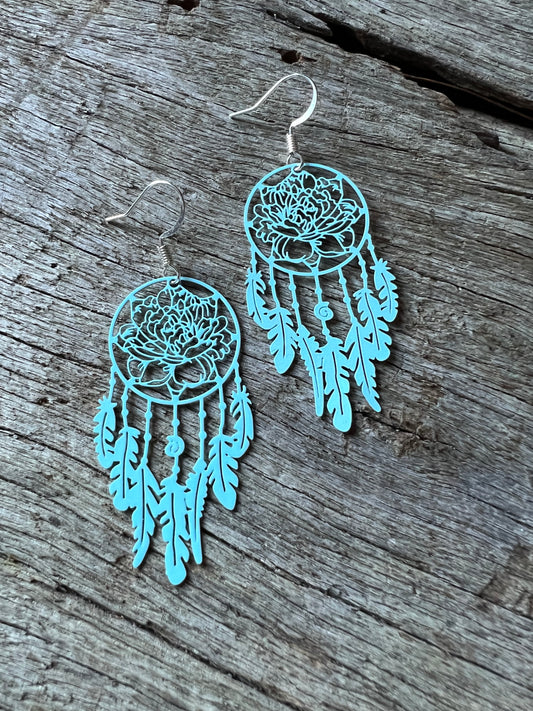 Sky Lotus Dream Catcher Filigree
