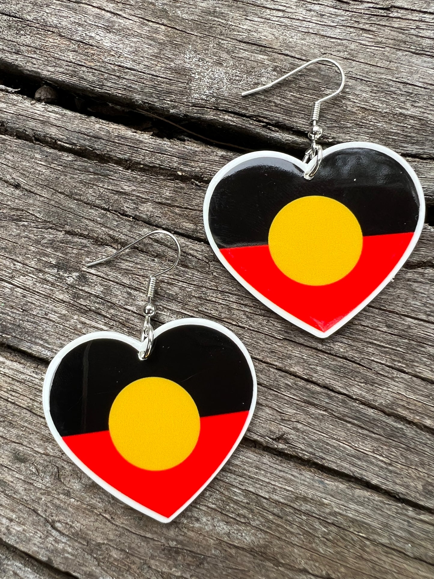 Indigenous Heart Earrings