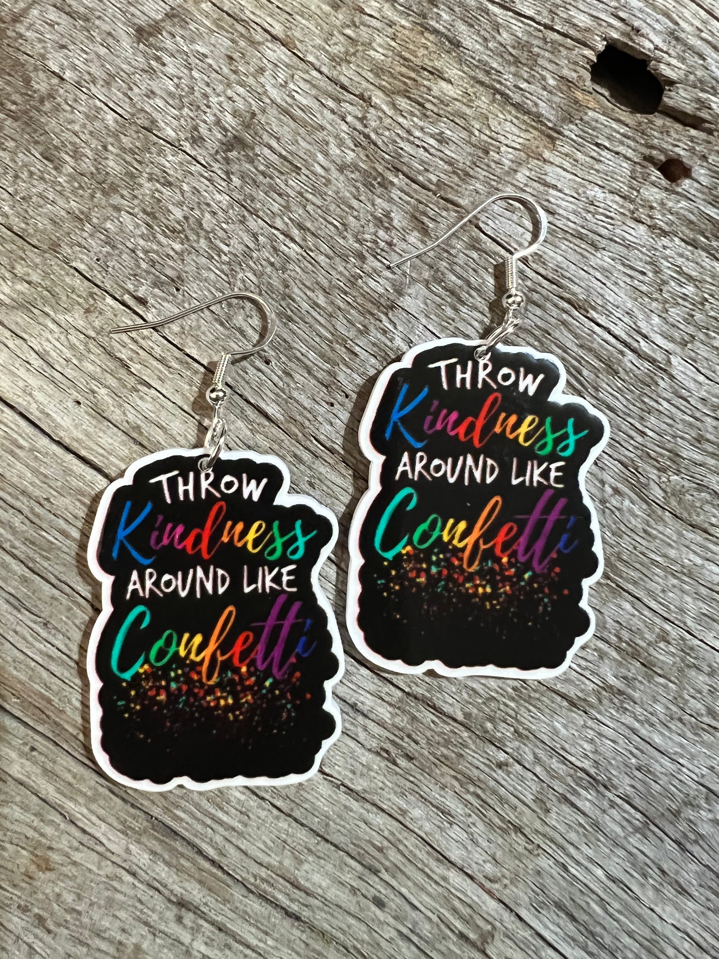 Kindness and Confetti Colour Earrings