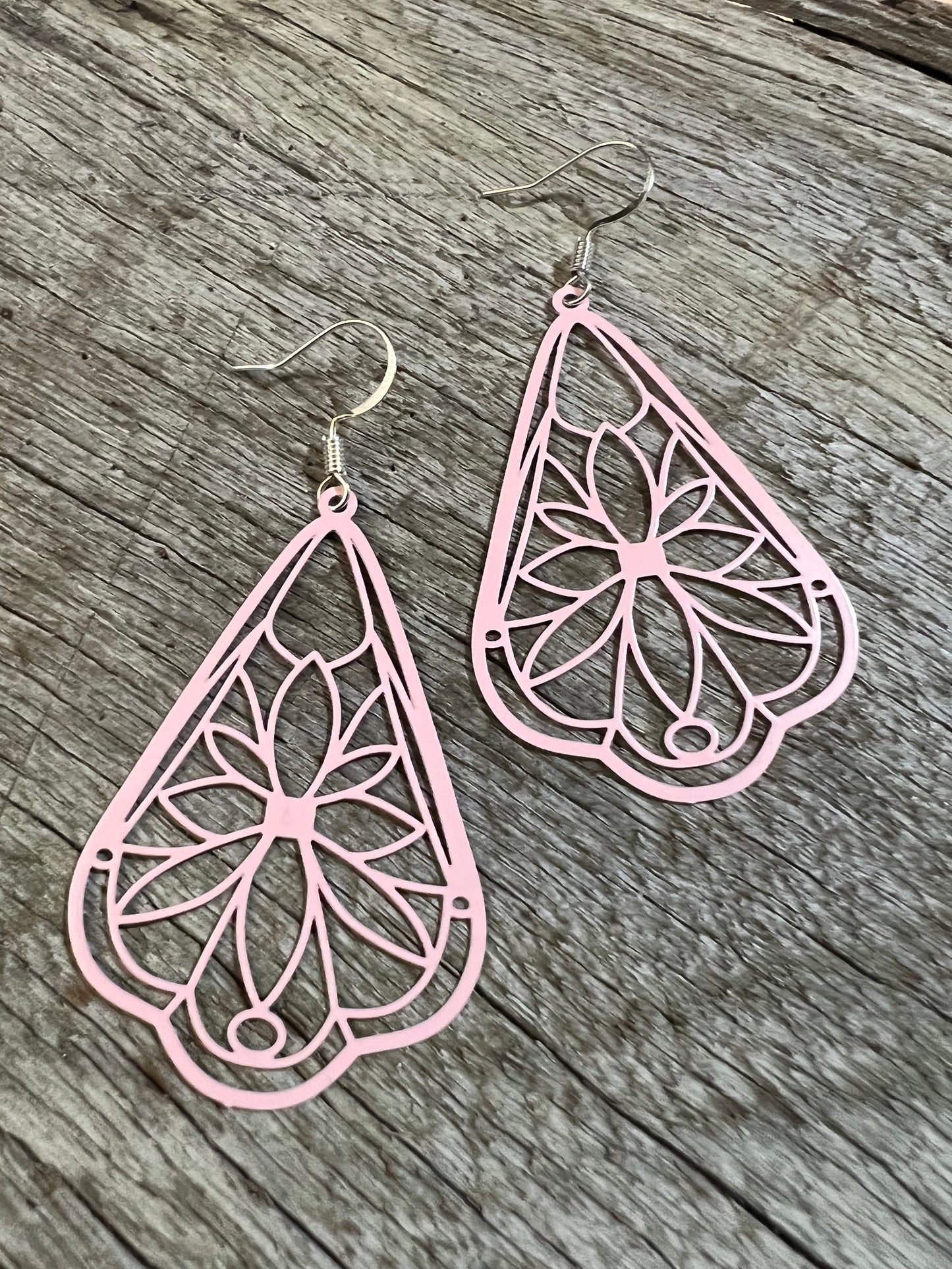 Pale Pink Jade Earrings