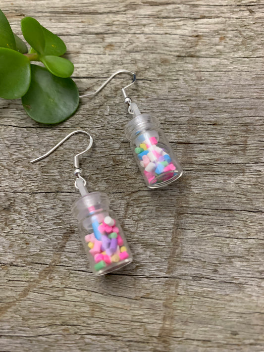 Mixed Lollies Jar Earrings
