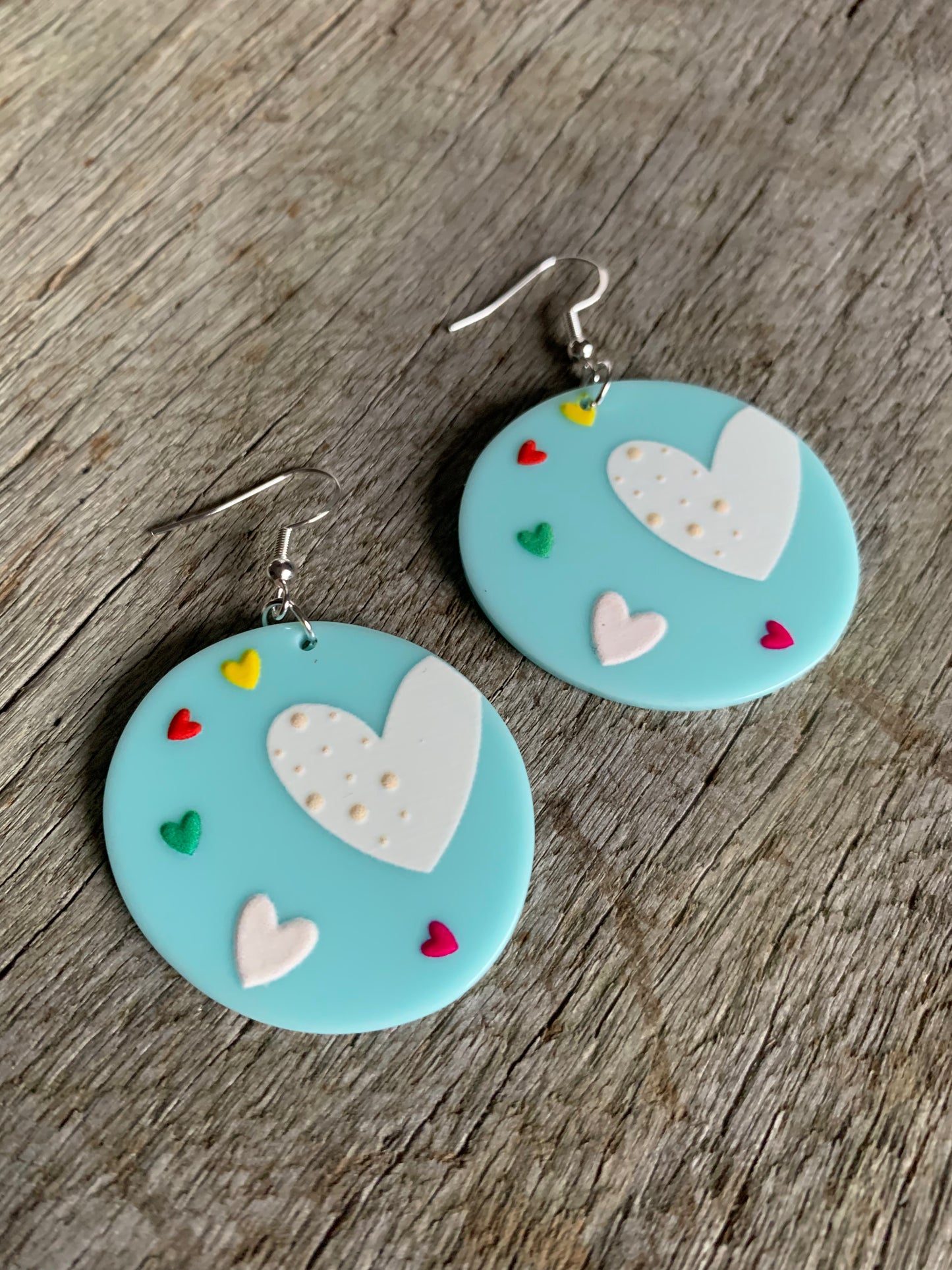 Blue Love Earrings
