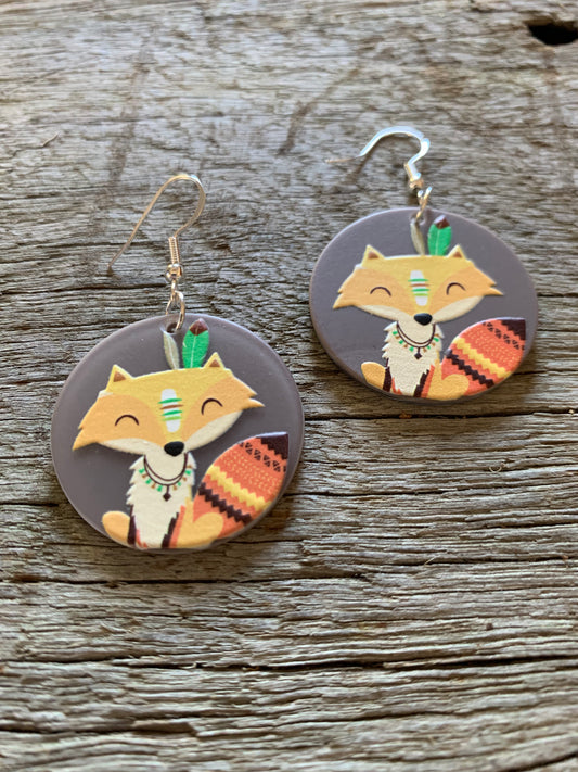 Boho Fox Earrings