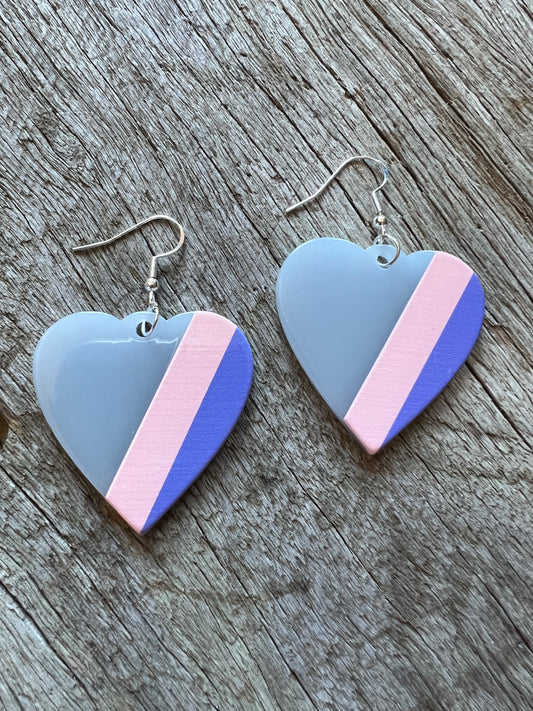Heart Dangle Earrings
