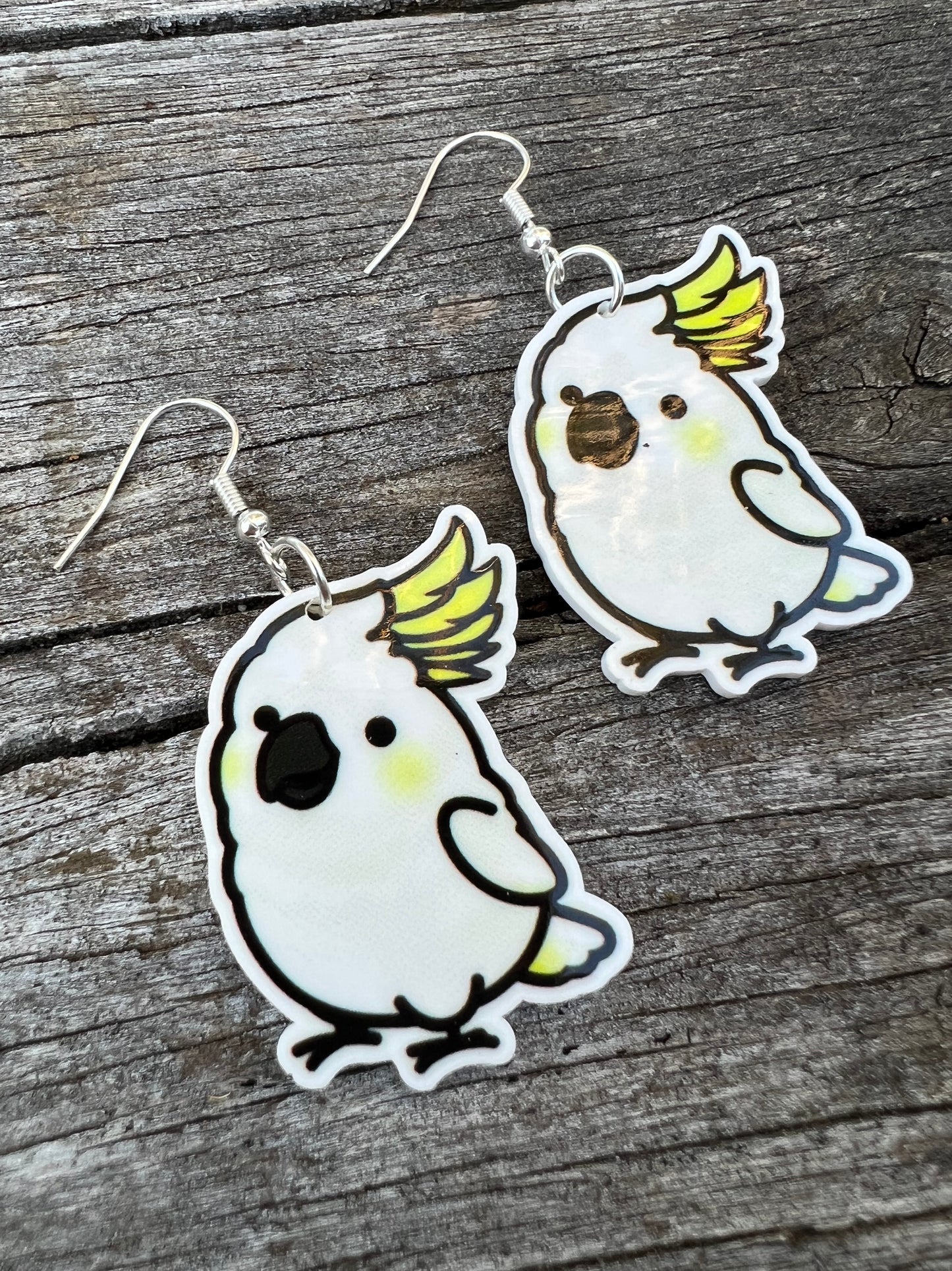 Baby Cockatoo Earrings