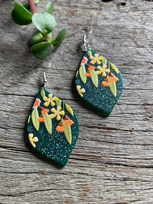 Flower Dandelions Earrings