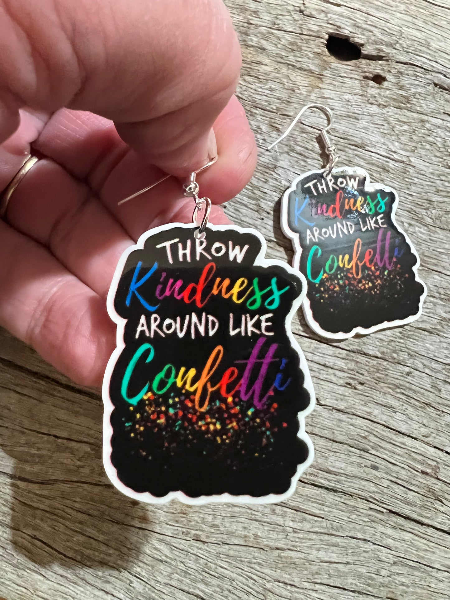 Kindness and Confetti Colour Earrings