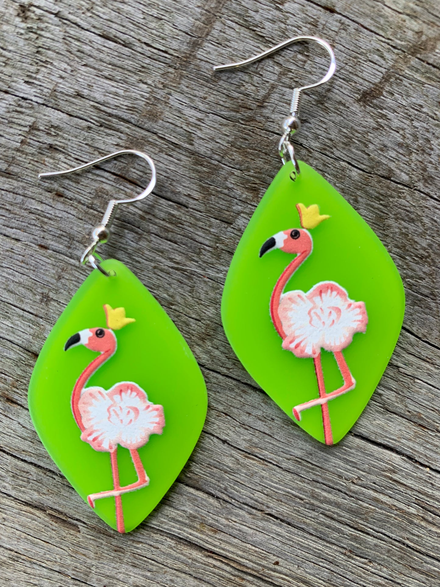 Queen Flamingo Earrings
