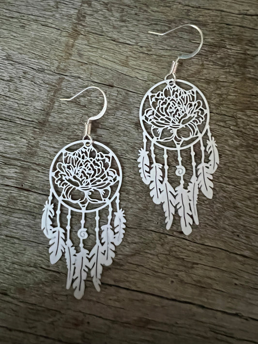 White Lotus Dream Catcher Filigree