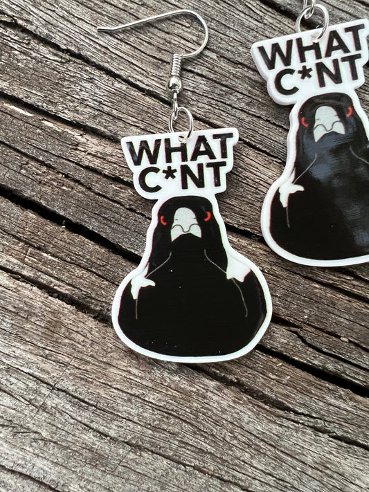What C*nt Magpie Earrings