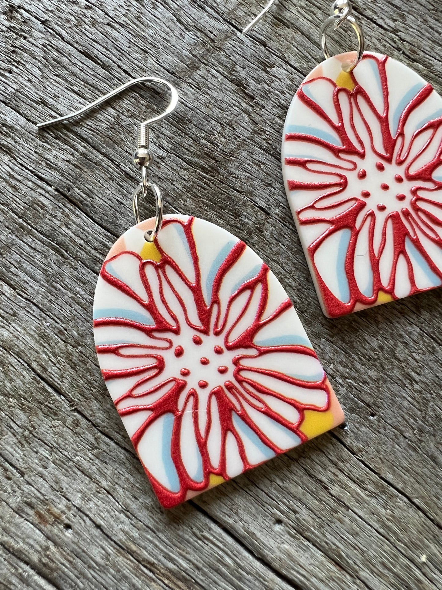 Autumn Arch Swirl Earrings