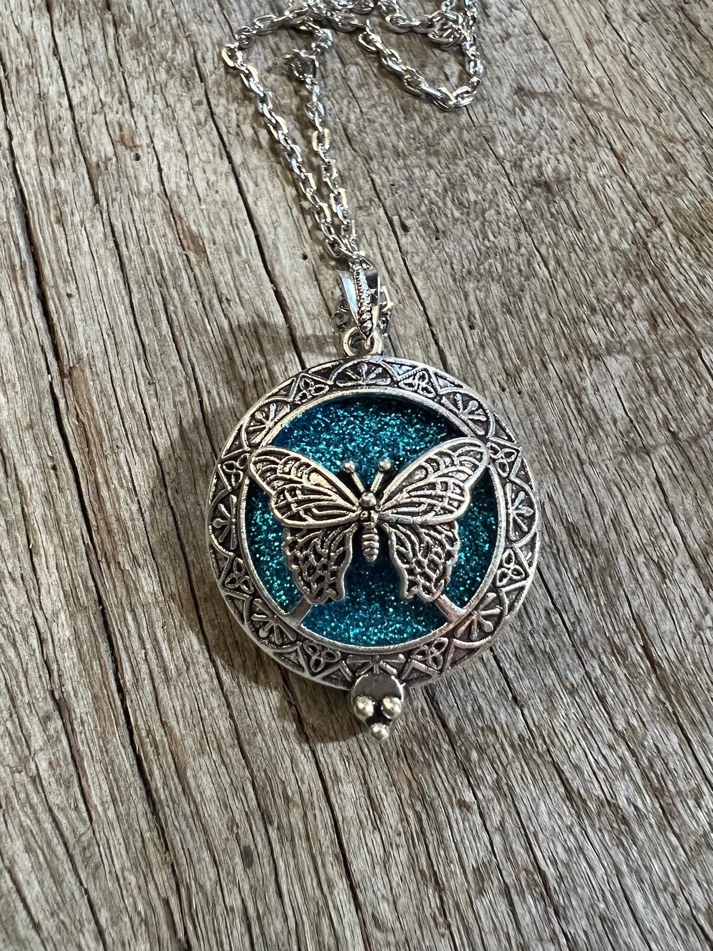 Silver Butterfly Oil Diffuser