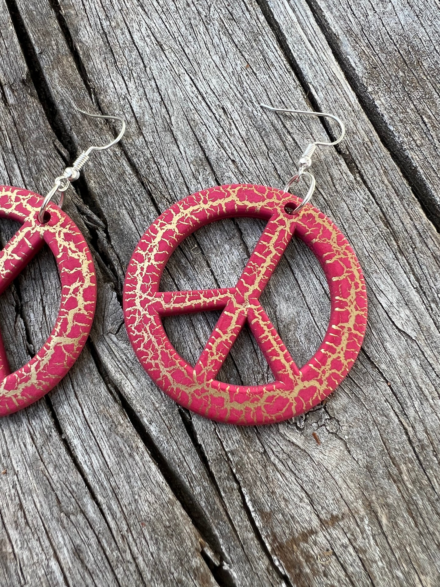 Peace Symbol Earrings