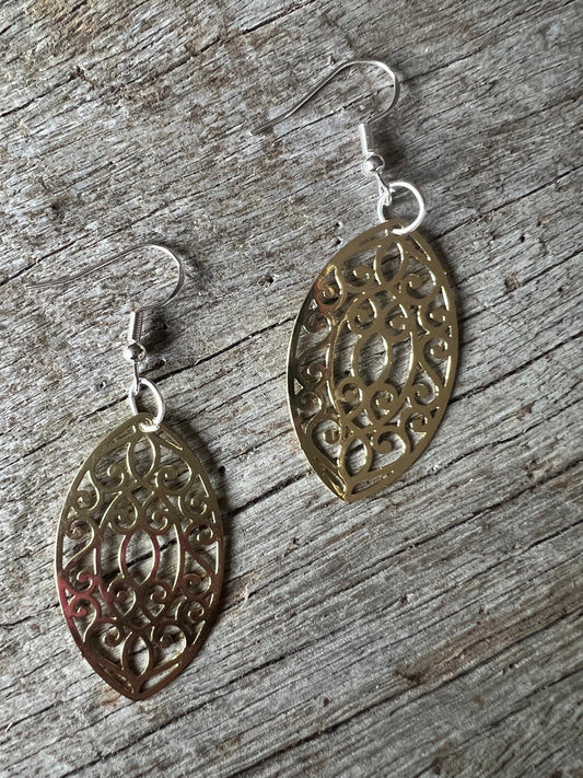 Mirror Gold Ella Filigree