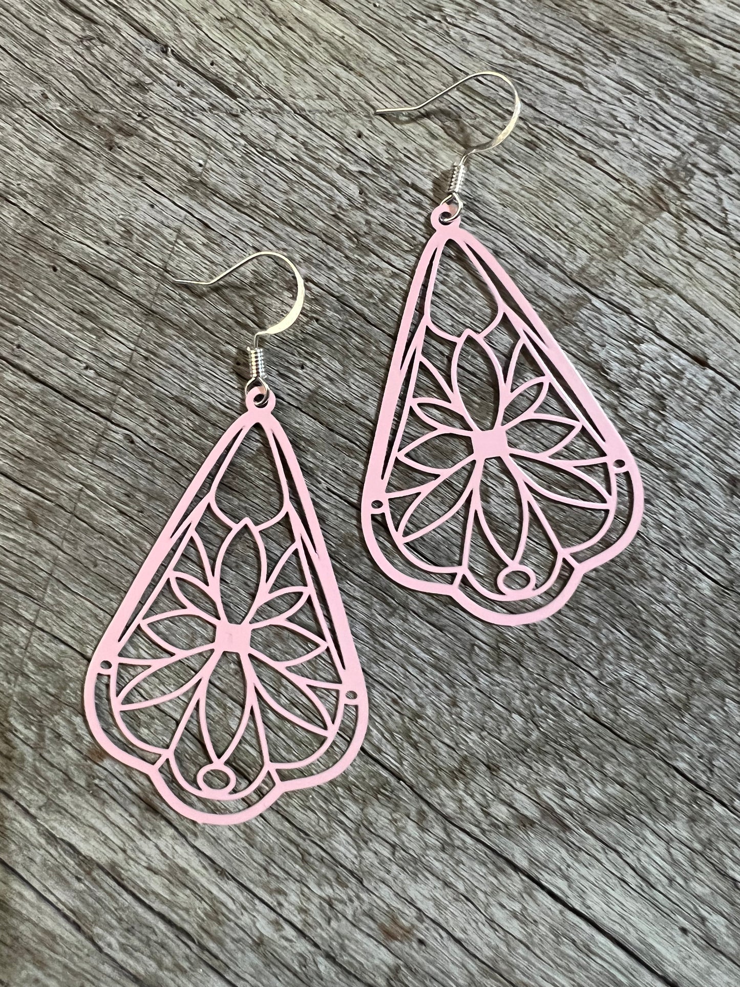 Pale Pink Jade Earrings
