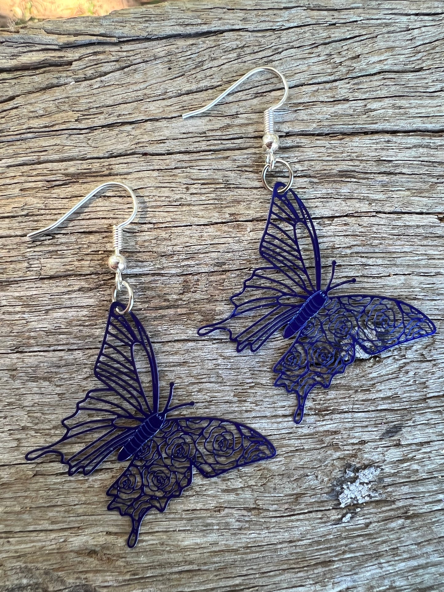Betty-Sue Butterfly Filigree Earrings