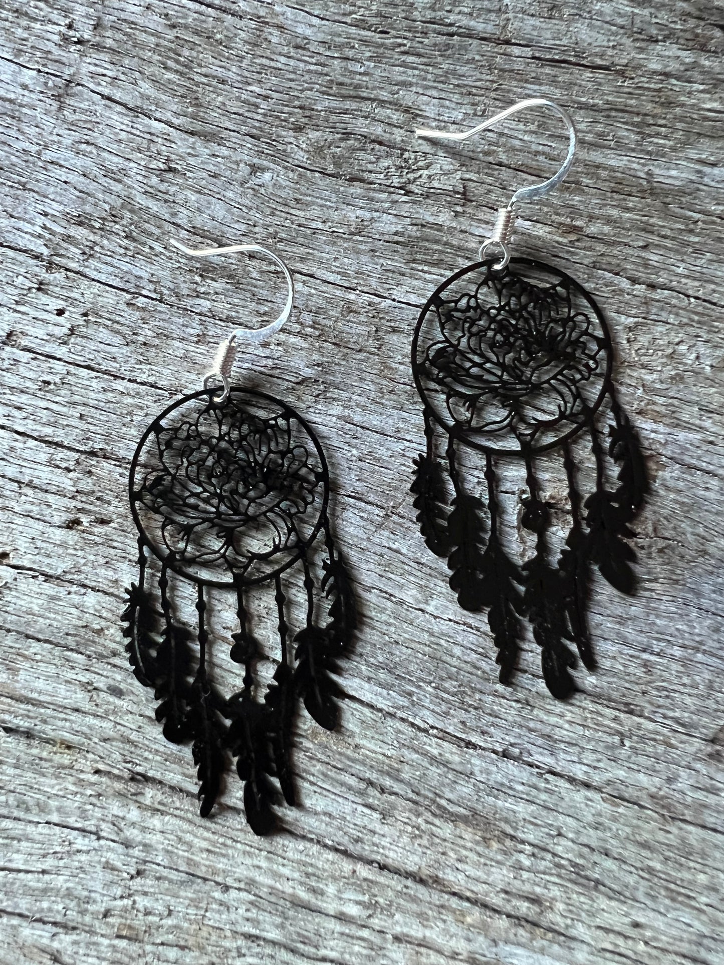 Black Lotus Dream Catcher Filigree