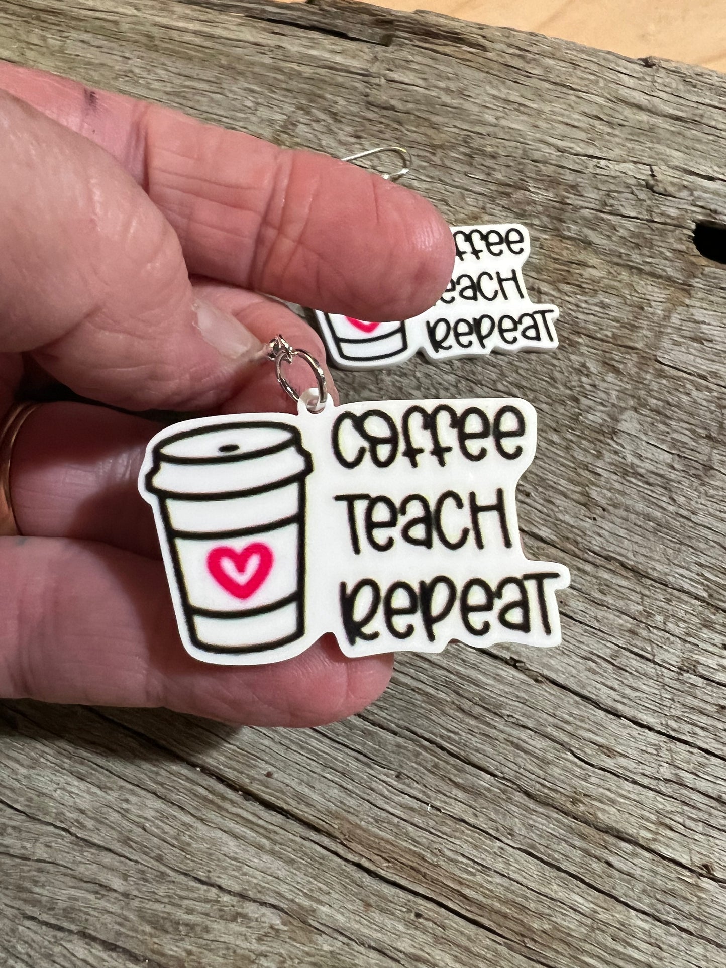 Coffee and Teach Earrings
