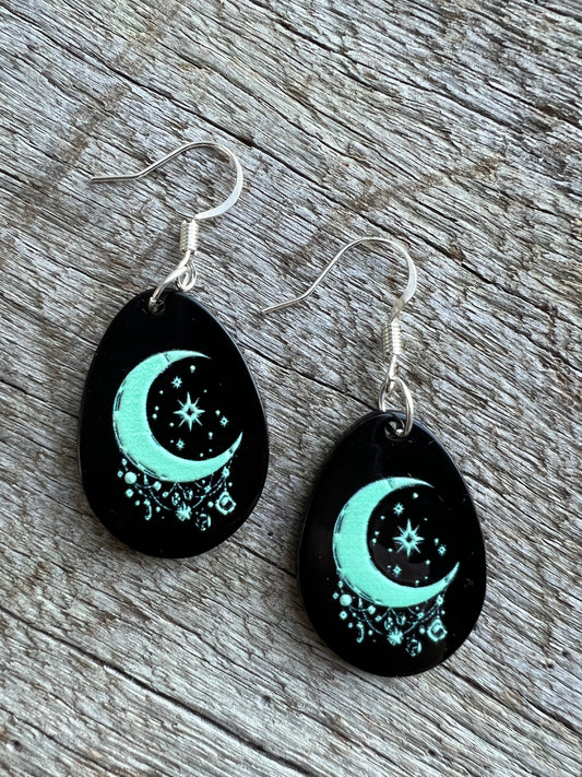 Gemini Moon Earrings