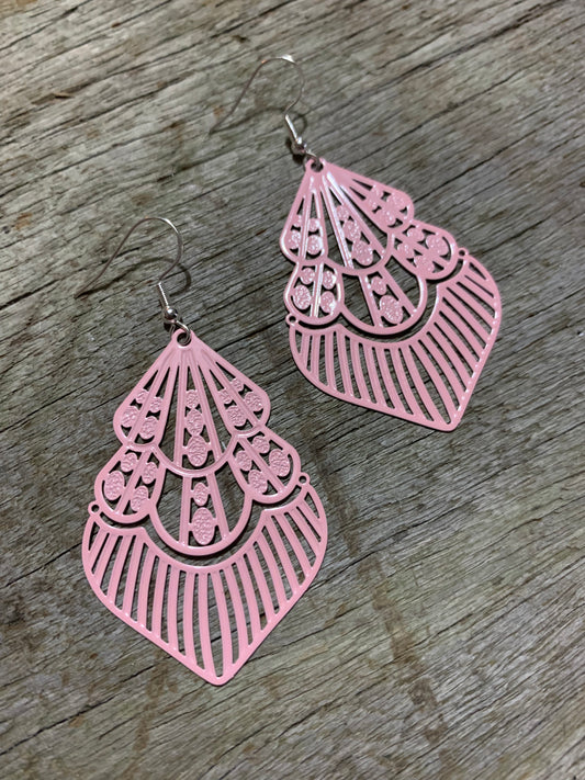 Maggie May Pastel Pink Filigree
