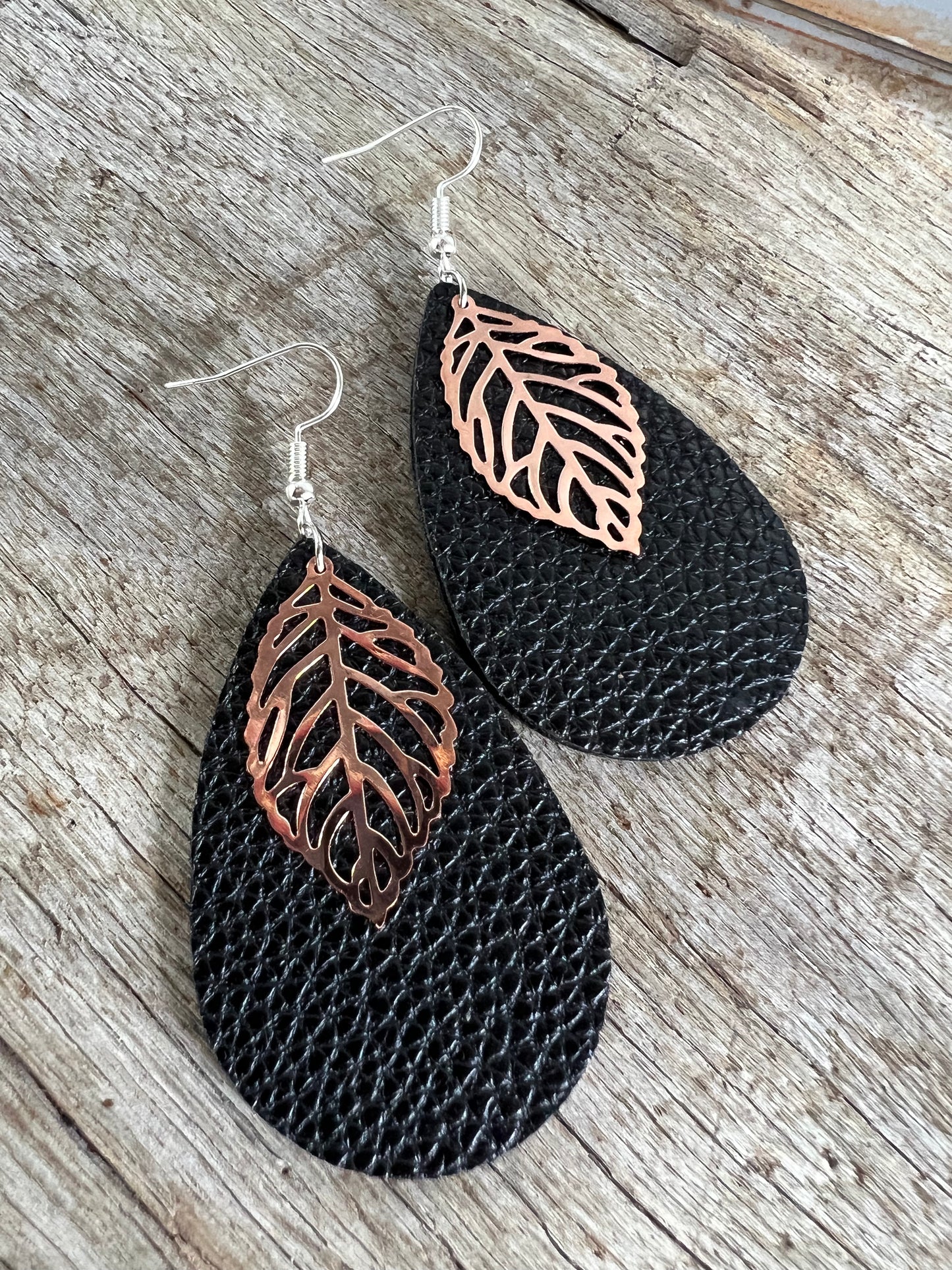 Rose Gold Vegan Earrings