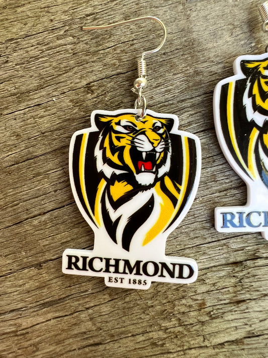 Richmond Tigers Earrings