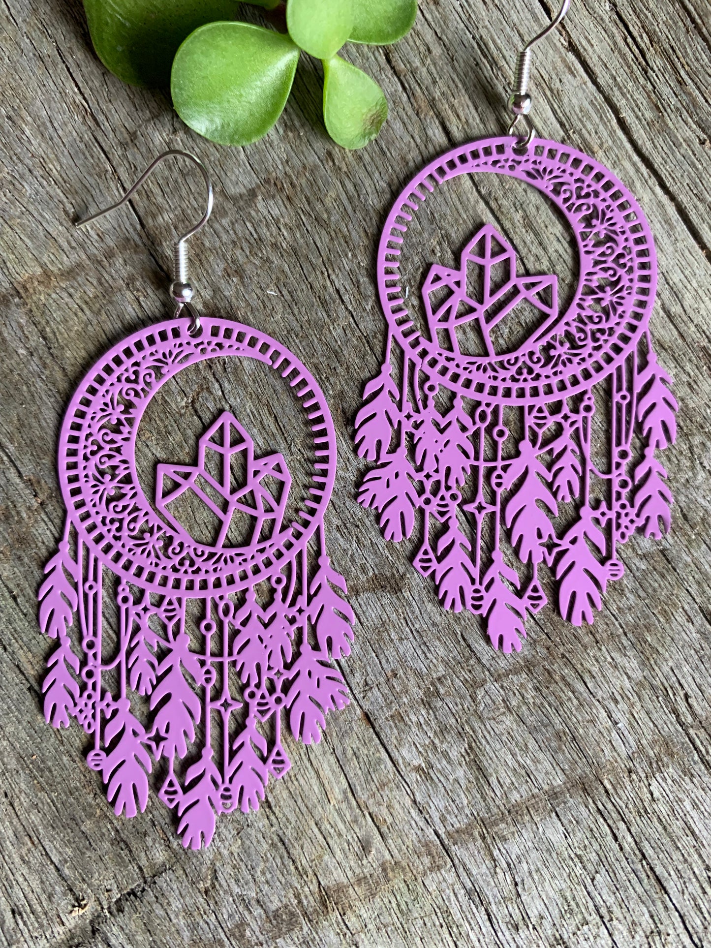 Lux Lavender Dream Catcher Crystal Filigree
