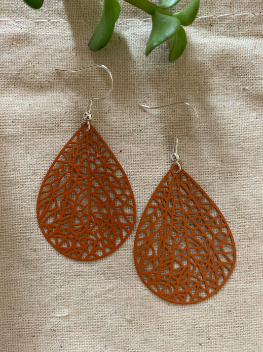 Rust Brown Alaska Filigree