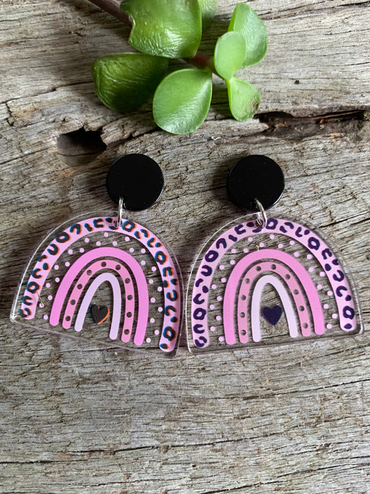 Love Rainbow Arch Earrings