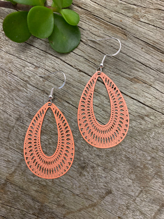 Julia Light Orange Filigree