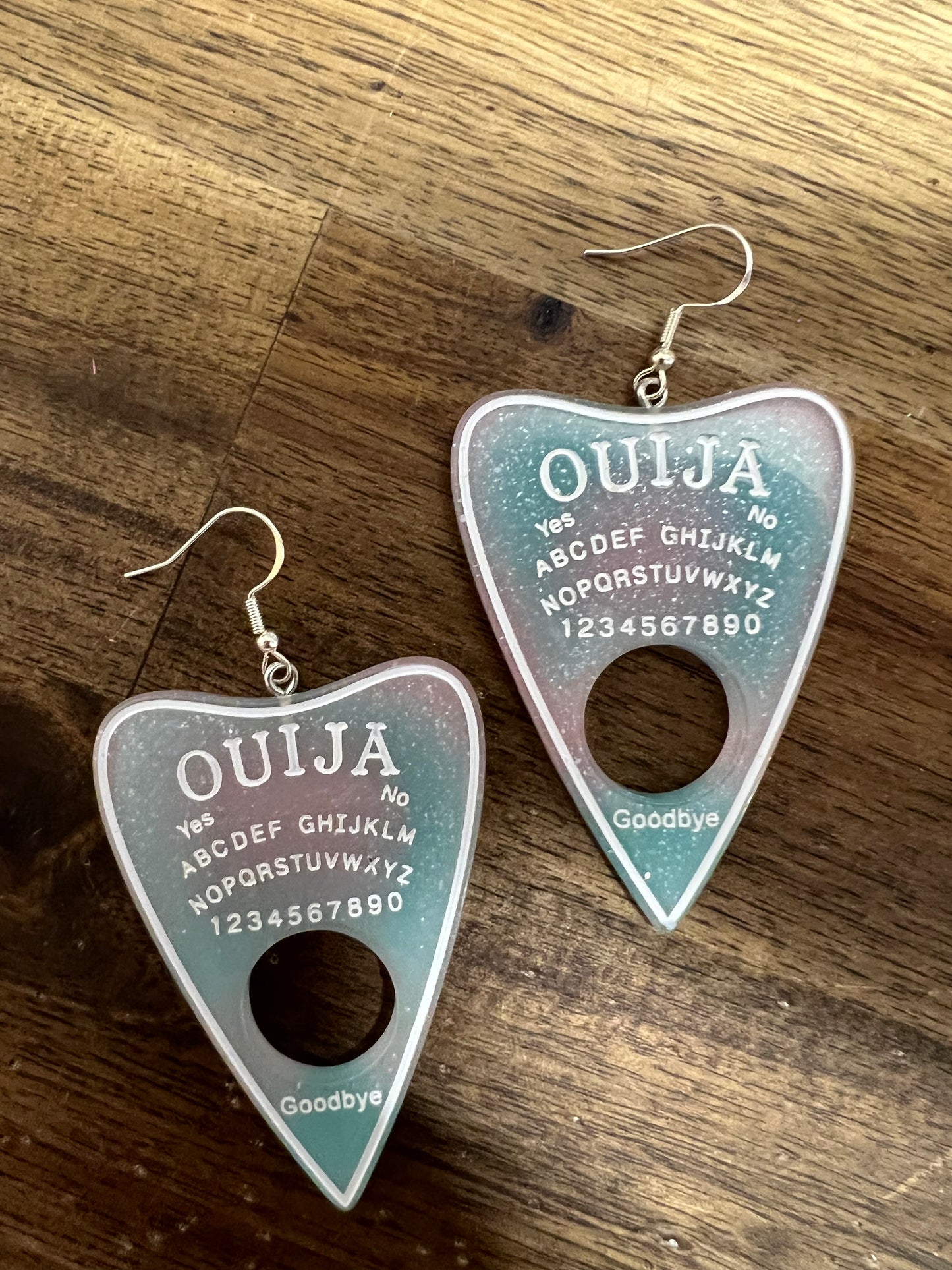 Ombre Ouija Earrings