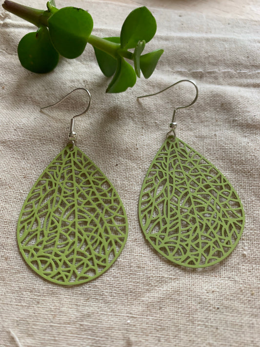Lime Green Alaska Filigree