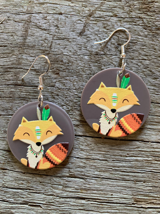 Boho Fox Earrings