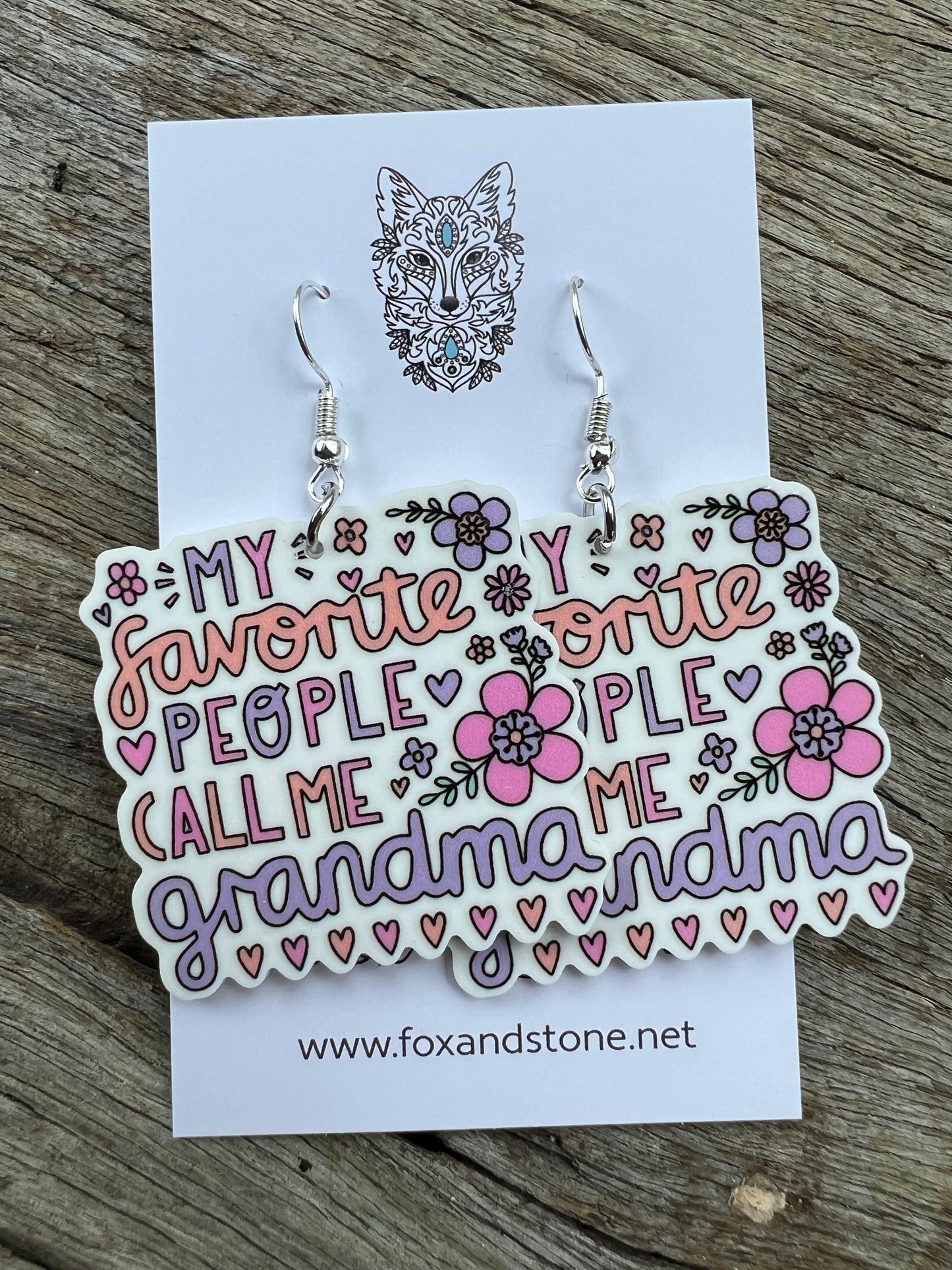 Grandma Love Earrings