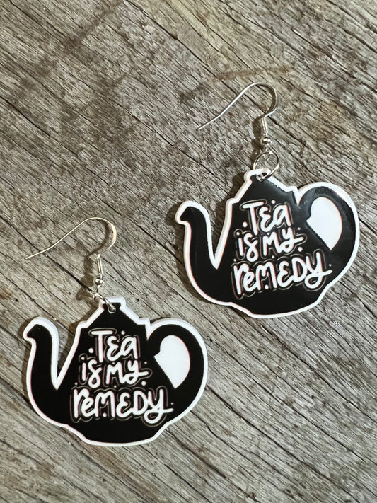 Tea Is My Remedy Earrings