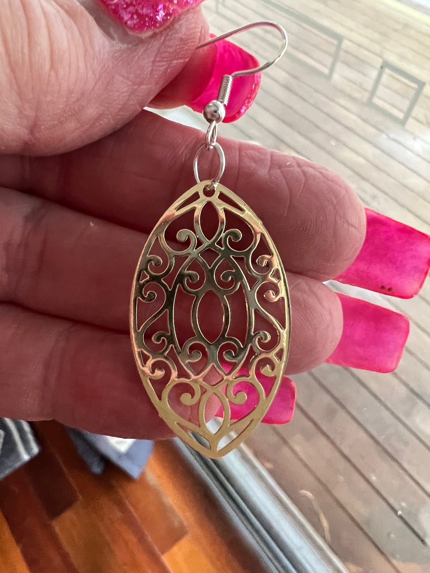 Mirror Gold Ella Filigree